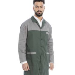 Bata de homem1589 verde e cinza