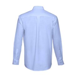 Camisa de homem azul tokyo traseira